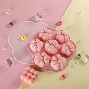 Griffe de chat gelée pouding Silicone moule enfants supplémentaire nourriture moule mignon chat griffe moule - Product Image 5