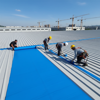 Rouleaux de membrane d'étanchéité en caoutchouc butyle auto-adhésifs haute résistance pour l'isolation thermique des toitures avec bande de butyle