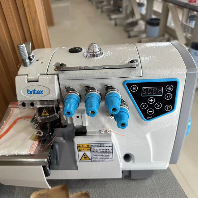 BR-C3-4D Top Quality Four 4 Thread Industrial Overlock Sewing Machine 747 Overlock New Model 2025