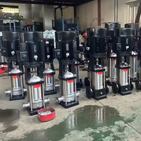 Pompe centrifuge submersible multi-étages verticale en acier inoxydable de 5,5 CV avec moteur pour l'industrie automobile