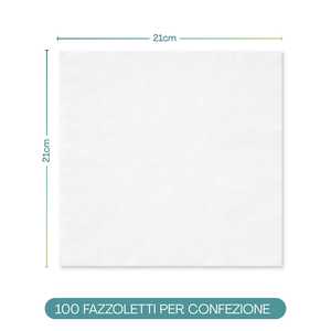Veline Cosmetiche 21x21 Cm Fazzoletti di Cellulosa a Doppio Strato per la Rimozione del Trucco e la Pulizia del Viso 40 Confezioni - Product Image 6