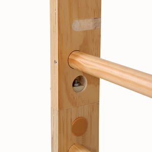 <span class=keywords><strong>Barre</strong></span> de gymnastique murale en bois, échelle suédoise pour la maison, <span class=keywords><strong>barre</strong></span> murale de gymnastique pour étirements et tractions - Product Image 4