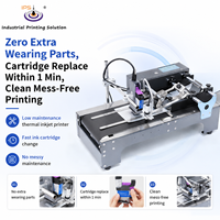 Impresora de Inyección de Tinta Térmica Automática para Paginación, con Banda Transportadora Integrada, Máquina de Codificación Todo en Uno para Bolsas y Envases de Alimentos, Ahorra Costos de Mano de Obra