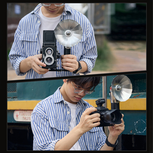 <span class=keywords><strong>Flash</strong></span> pour appareil photo Godox Lux <span class=keywords><strong>Master</strong></span> Retro TTL HSS avec écran tactile, synchronisation sans fil, batterie intégrée, système sans fil 2.4G compatible X - Product Image 6