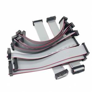 6 8 10 12 14 16 18 20 24 26 30 32 34 40 50 60 64ピン 1.27mmピッチ IDC 2.54mm 2.0mm コネクタ グレー ブラック フラットリボンワイヤケーブル - Product Image 4