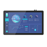 SUNSPAD 21,5" PC industriel robuste avec écran tactile 10 points, montage mural, Intel, IP65, SSD, RS485/RS232, résolution 1280x800, 4 Go de RAM, garantie 1 an