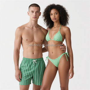 Tùy chỉnh thiết kế 3 mảnh <span class=keywords><strong>bikini</strong></span> phù hợp với đồ bơi cho các cặp vợ chồng người đàn ông phụ nữ Đồ bơi bơi thân mùa hè beachwear tắm phù hợp với - Product Image 3