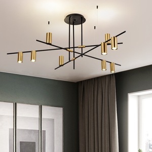 Luce di design moderno nordico luce di alta qualità semplice faretto per sala da pranzo soggiorno lampadario da Bar di lusso per sala da pranzo medio - Product Image 6