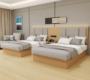Juego Completo de Muebles Personalizados para Habitaciones de <span class=keywords><strong>Hotel</strong></span>, Armario RTA para Dormitorio, Muebles para Hostelería, Venta al Por Mayor de Fábrica - Product Image 3