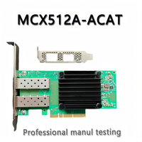 MCX512A-ACAT Dual Port SFP28 10 25GbE PCIe 3.0 X8 Faible Latence Pour Centre de Données, Cloud Computing, Virtualisation, SmartNIC