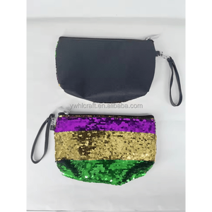 HLC Accessori per il Mardi Gras, Zaino con Coulisse <span class=keywords><strong>Nola</strong></span> Glitter, Borsa Sportiva da Esterno con Paillettes Magiche, Coulisse con Paillettes Luccicanti - Product Image 2