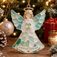 Nouvelle Décoration de Noël en Acrylique Style Verre de Mer, Pendentif pour Arbre de Noël, Idéal pour la Décoration de la Maison et des Magasins, Cadeau Souvenir de Fêtes