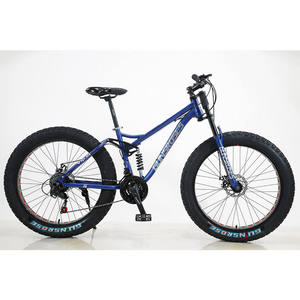 Bicicleta de Nieve con Cuadro de Acero, Fat Bike de 24/26 Pulgadas, 21 Velocidades, Frenos de Disco, Suspensión Completa, Neumáticos de <span class=keywords><strong>4</strong></span>.0'', Bicicleta para Adultos para Montañ<span class=keywords><strong>a</strong></span>/Playa, Uso como ATV - Product Image 6