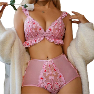 Nuevo Conjunto de Lencería Sexy ODM con Aberturas y Transparencias en Poliéster y Spandex - Product Image 1