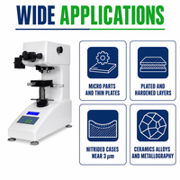 Testeur de dureté Micro Vickers, machine de test de microdureté de table pour pièces fines et revêtements