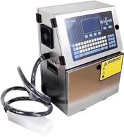 Imprimante jet d'encre semi-automatique portable de bonne qualité à prix de gros, machine de codage de filigrane pour le marquage de la date des produits