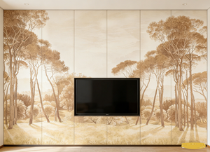 <span class=keywords><strong>Papier</strong></span> <span class=keywords><strong>peint</strong></span> autocollant en vinyle motif arbre, décoration murale pour salon et <span class=keywords><strong>chambre</strong></span>, <span class=keywords><strong>papier</strong></span> <span class=keywords><strong>peint</strong></span> mural vintage forêt d'arbres - Product Image 3
