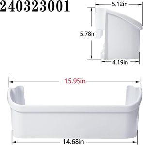 Estante Lateral para Puerta de <span class=keywords><strong>Refrigerador</strong></span> Eléctrico Doméstico 240323001, Repuesto para <span class=keywords><strong>Frigidaire</strong></span> Kenmore AP2115741, <span class=keywords><strong>Precio</strong></span> Económico - Product Image 2