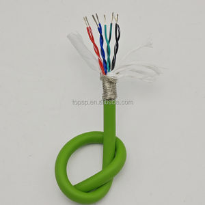 Siap untuk dikirim kabel Towline untuk Motor Servo Encoder Multi Core PUR pasangan bengkok rantai tarik <span class=keywords><strong>Harness</strong></span> kawat listrik - Product Image 2