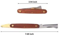 Couteau de greffage pliable pour jardin, ciseaux de taille pour jeunes pousses et arbres