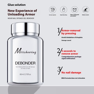 Vernis à ongles de haute qualité 80 ml avec logo personnalisé, vaporisateur liquide facile à retirer, utilisé pour le retrait du gel à ongles, fournitures pour ongles. - Product Image 5