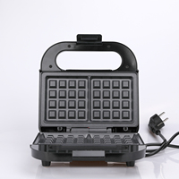 Machine à gaufres, grille-pain électrique, presse à panini, appareil à sandwichs avec clip de verrouillage automatique