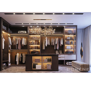 2024 dorene לוח מודרני mens בגדי נשים בגדים armoire גדול חדר שינה ריהוט ארונות למלתחה חדר שינה עץ - Product Image 3