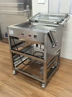 Machine à glaçage au chocolat semi-automatique pour beignets, équipement alimentaire, machine manuelle à glaçage au chocolat pour gâteaux, fabricant