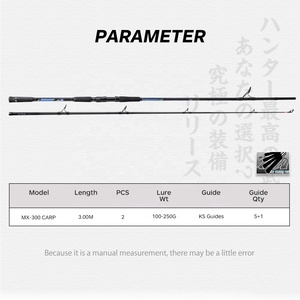 Cañas <span class=keywords><strong>de</strong></span> pescar grandes <span class=keywords><strong>de</strong></span> China, alta <span class=keywords><strong>calidad</strong></span>, 3m, 9,84 pies, 2 secciones - Product Image 2
