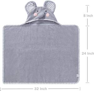 Serviette à capuche en coton biologique pour bébé, Offre Spéciale - Product Image 4