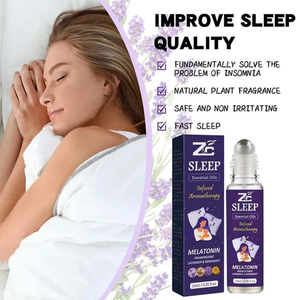 Bottiglia a sfera a rullo di grado terapeutico per aromaterapia, diffusore calmante per sonno, miscela di oli per <span class=keywords><strong>olio</strong></span> a rullo - Product Image 2
