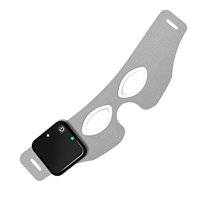 Masque oculaire LED sans fil léger personnalisable OEM/ODM rouge et jaune Meetu pour les soins oculaires à domicile