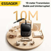 ESSAGER BT-30 BT 6.0 3.5mm Jack Aux Ses Bluetooth Kablosuz Adaptör Verici Alıcı Araba Bilgisayar Telefon TV Amfi Hoparlör için