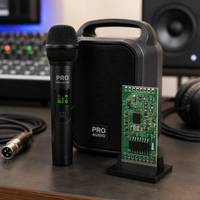 Module émetteur sans fil pour équipement audio de microphone sans fil avec convertisseur UART TTL Ethernet TCP/IP intégré SMT