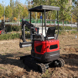 Mini-excavatrice 1,5T, trancheuse, moteur diesel Yanmar, chenilles, pompe à moteur PLC, forte puissance de creusement, certifiée CE ISO EPA, godet de 0,028 m³ - Product Image 4