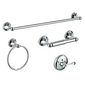 Factory Sale Luxury Modern Bath Accessories Set Products Stainless Steel Wall-Mounted Bathroom Accessories Sets For Bath Fitting