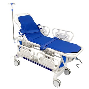 Carrito de Emergencia Kerry ZYC32, Vehículo de Transferencia Multifuncional, Cama de Hospital con Ruedas y Soporte para Vía Intravenosa - Product Image 1