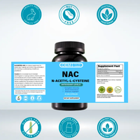 Capsules de NAC (N-acétylcystéine) à marque privée OEM – Compléments alimentaires pour le soutien hépatique chez l'adulte – Ne convient pas aux femmes enceintes