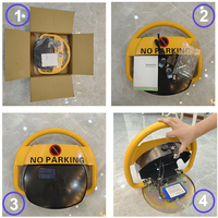 Barrière de stationnement personnalisée pour usage public, antivol, avec télécommande à batterie, pour verrouillage de parking automobile