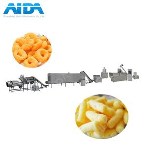 Línea de producción de bocadillos de hojaldre de maíz con icono similar Línea de máquina de bocadillos rellenos con núcleo de chocolate para bocadillos de maíz - Product Image 4