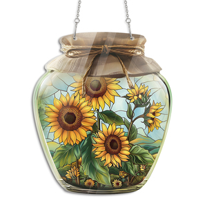 Encantadores encantos Seaside Serenity Bottle Acrílico Placa de pared Signo Poción mística Hada Jardín Sala de estar Decoración para el hogar - Product Image 1