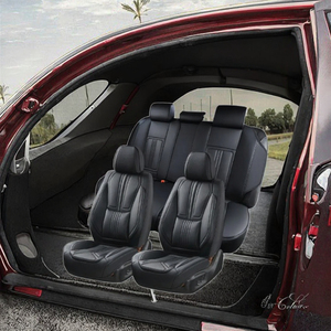 Housse de siège de voiture en cuir PU de luxe, <span class=keywords><strong>design</strong></span> professionnel, OEM accepté, convient à la plupart des voitures et des SUV - Prix d'usine - Product Image 3