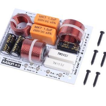 Original Audio Frequency Divider HIFI Tweeter DIY Audio Audiophile Mid Bass 900Hz 5000Hz Crossover Filters 200W L-380C 3 Way