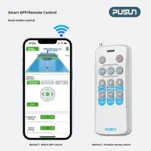 पुसुन पी-मिनीप्रो स्मार्ट पिकअप मशीन अल्ट्रा-लाइट ऐप + रिमोट कंट्रोल पोर्टेबल इनडोर अभ्यास बॉल फेंकने ट्रेनर - Product Image 3