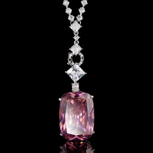 Classic Green Paraiba Cubic Zirconia Premium Jewelry Anti-tarnish Eco-friendly <b>Copper</b> Women Statement Necklace for Banquet Gift - Product Image 3