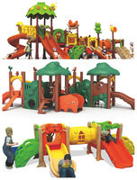 Ensemble de toboggans d'intérieur en plastique amusants pour enfants Équipement de terrain de jeu pour petits jeux avec toboggan