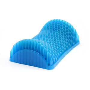 Almohada de Gel de Silicona con Diseño de Panal de Abeja para Automóvil, Espuma Viscoelástica Tejida Transpirable para Cuello y Columna Cervical - Product Image 5
