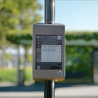 Écran d'affichage numérique Chlcd extérieur de 13,3 pouces, réfléchissant, couleur pleine, contraste élevé, pour les transports publics