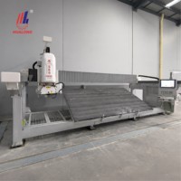 Sierra de puente HKNC-560 PLUS con software italiano, máquina CNC multifunción para procesamiento de granito y mármol, corte de encimeras y fregaderos