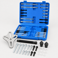 RuiMart Kit d'outils de démontage 46 pièces pour équilibreur harmonique, volant, engrenage et vilebrequin pour réparation automobile